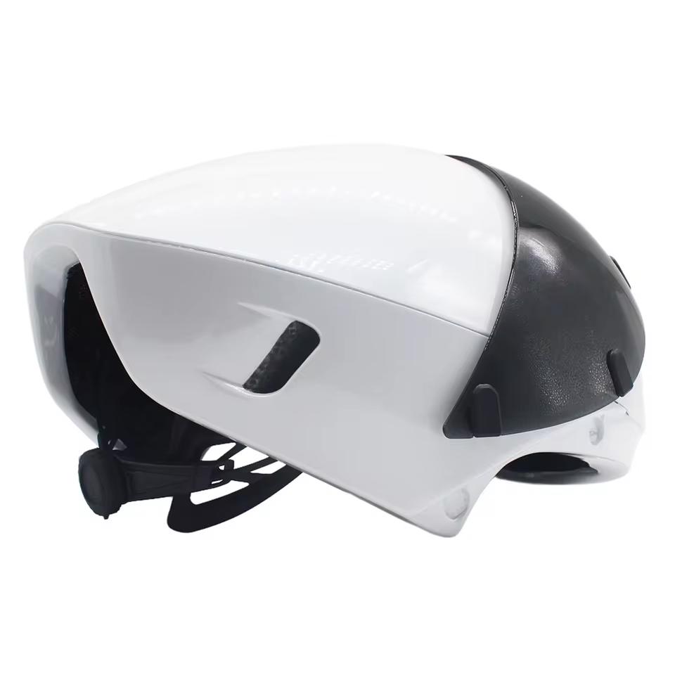 Wildside Aero TT Rennradhelm Triathlon TT Racing Radsport Ultraleichter Fahrrad-Sicherheitshelm Brille Fahrradzubehör