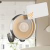 No Drilling Suction Cup Wall Hooks, Removable Reusable Design, Perfect for Bathroom Kitchen Door and Glass Surface Storage