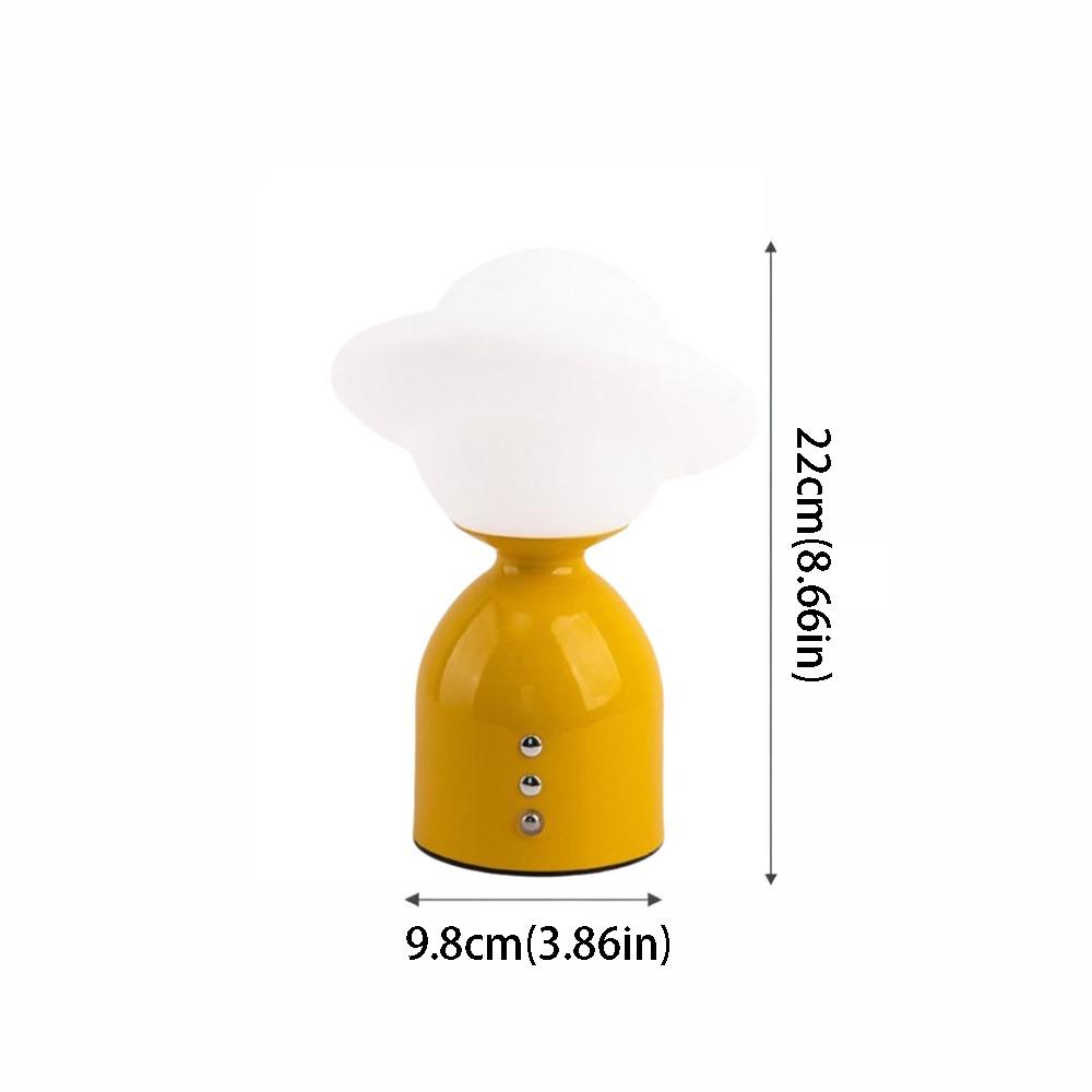 Touchable Dimming Night Light Modern Minimalist Creative Decorative Atmosphere Lamp Type-C Rechargeable Cartoon Design