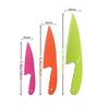 3 Pcs New Bread Knife Safe Fruit Knives Toy Knives Plastic Kids Kitchen Knife