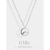 Snow Mountain Pendant Titanium Steel Couple Gift Non-Fading Necklace