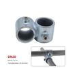 Fixed buckle Frame Fasteners Aluminum Alloy Steel Circular Pipe Connector  Steel Tube Shelf