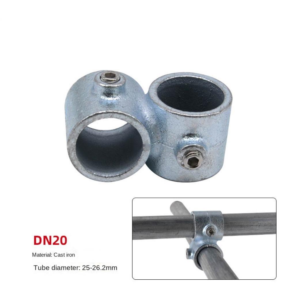 Fixed buckle Frame Fasteners Aluminum Alloy Steel Circular Pipe Connector  Steel Tube Shelf