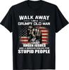Skull Walk Away I Am A Grumpy Old Man I Have Anger Issues T-Shirt