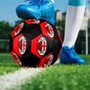 Pallone da Calcio AC Milan Taglia 5 Colorato Cucito a Macchina PVC Pronto per la Competizione Resistente Alta Rimbalzabilità