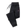 Men's Fleece-Lined Winter Sweatpants - Lambswool Plus Size, Loose Fit, Straight-Leg Casual Pants