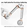 Handsunrestricted Articulated Clamp Stand Movable with Flat Base
