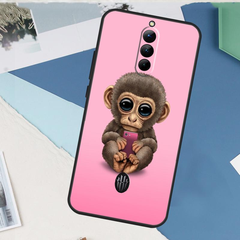 Affe Gorilla Menschenaffe Baby Hülle Für ZTE Nubia Red Magic 10S 11 10 9 8 8S 9S Pro Plus 6 7 6S 7S Pro 5G 6R 10 Air Cover