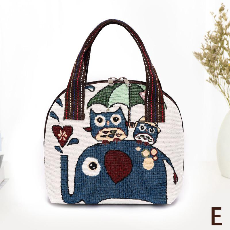 Woven Bags For Women Shoulder Bag Retro Casual Tote Handbags Ethnic Style Bags