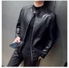 Men's Slim Casual Korean Style Leather Motorcycle Jacket