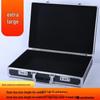 Aluminum Alloy Portable Toolbox with Lock for Hardware, Documents, and Cash Storage
