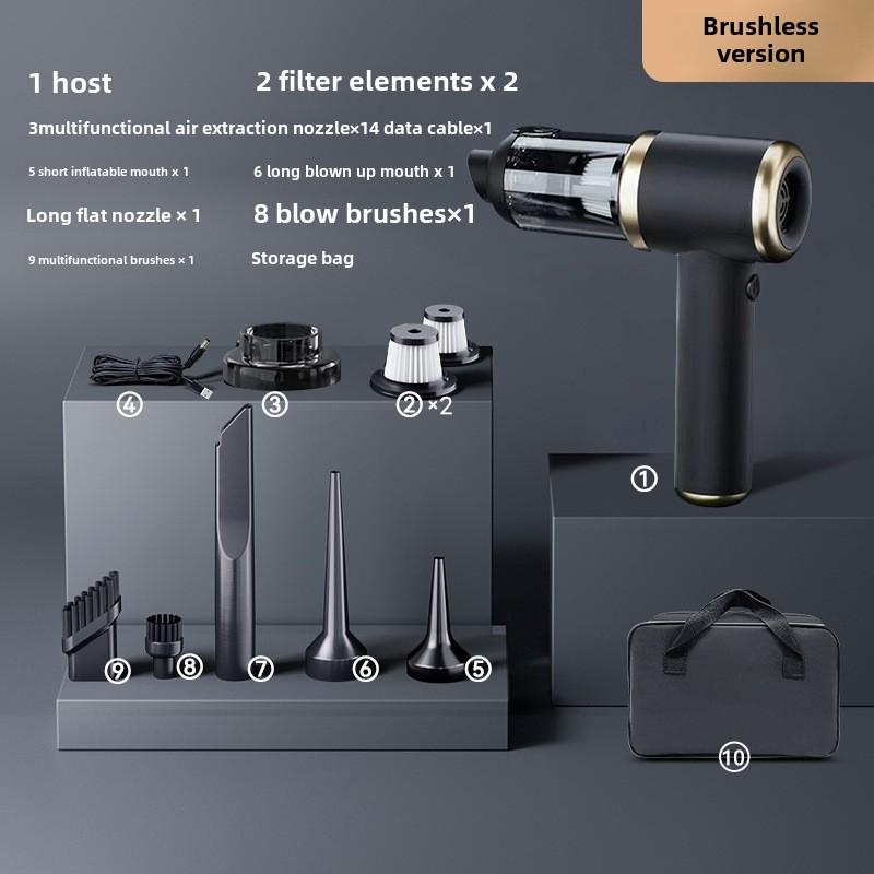 Cordless Car Vacuum Cleaner, Handheld Portable Auto Vacuum with High Suction Power for Home Car Cleaning