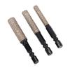 3er Set Diamantbohrer 2 in 1 Sechskantschaft Multifunktional 6mm 8mm 10mm Glasbohrer für Zuhause