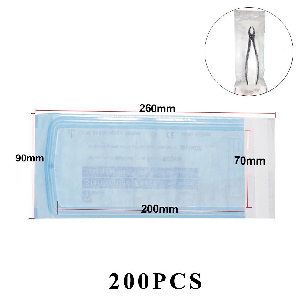 

200 шт. самозапечатывающихся стерилизационных пакетов 7 размеров одноразовые стоматологические сумки для хранения нейл-арта аксессуары для татуировок принадлежности