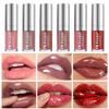 Moisturizing Mirror Effect Lip Glaze, Available In 6 Colors, Refreshing Non-Greasy Formula, Glossy Shine and Long-Lasting Wear Liquid Lipstick Makeup