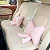 Bowknot Car Headrest & Lumbar Support Pillow - Universal, Comfortable, Stylish, Four-Season Neck and Back Support