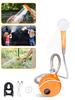 Portable Outdoor Shower Set,Camping Shower Pump RV Outdoor Shower Kit Camp Shower 2000MAH Lithium Battery Shower Kit