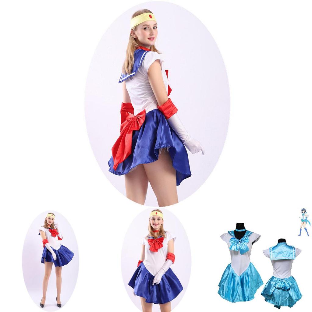 Atemberaubendes Sailor Moon Stil Kleid mit exquisiter Verarbeitung für Halloween Cosplay