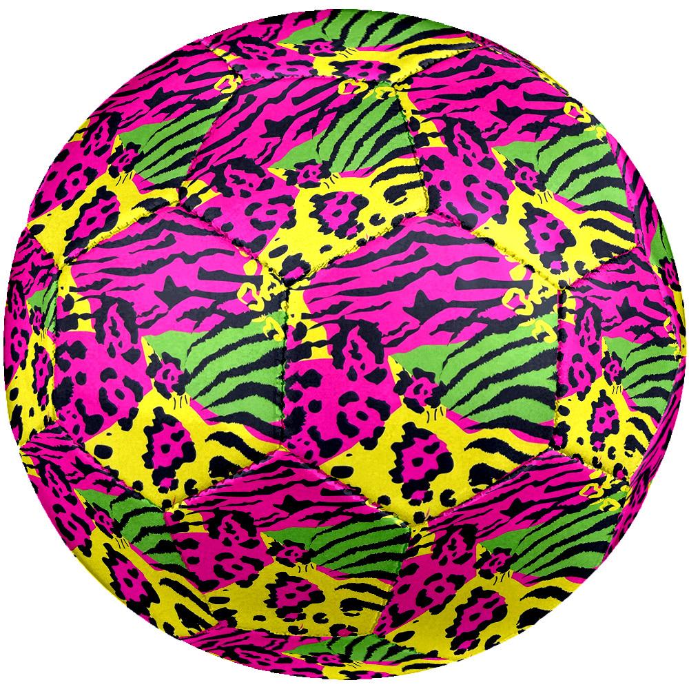 1pc Colorful Animal Prints Theme Soccer Ball Football, Size 5, Lightweight PVC, Durable Outdoor Training Soccer Ball, Gift m61468