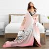 Bubu Dudu Flannel Blanket Winter  Super Soft Throw Blanket for Kids Adult Outdoor Print Bedspread Sofa Bed Cover