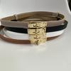 Waist Adjustable Elegant Belt For Women Featuring Stylish Pressure Lines Ideal For Blazers And Skirts
