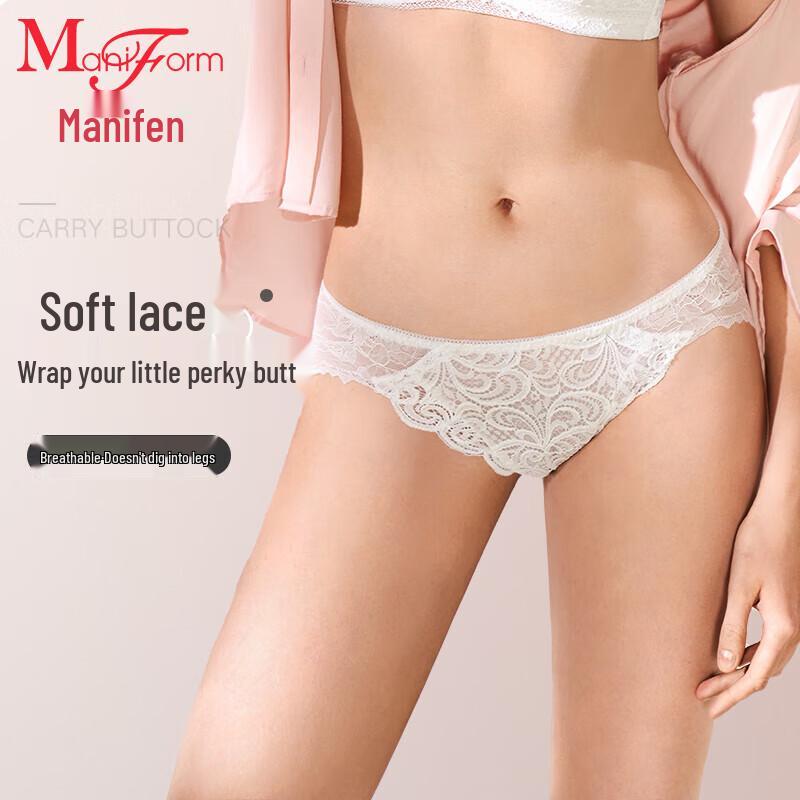 Maniform Sexy Lace Mid-Rise Panties