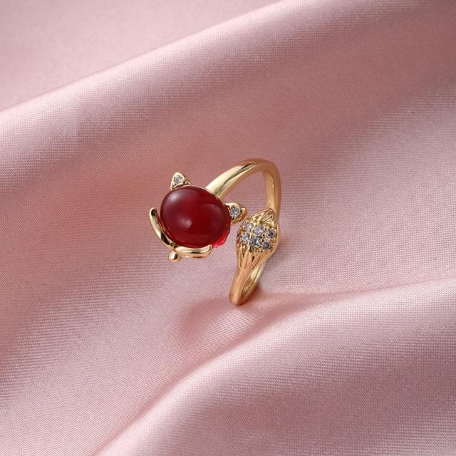 Ins Tide Adjustable Stainless Steel Rings For Women Simple Temperament Engagement Wedding Rings Fashion Jewelry Wholesale 2022