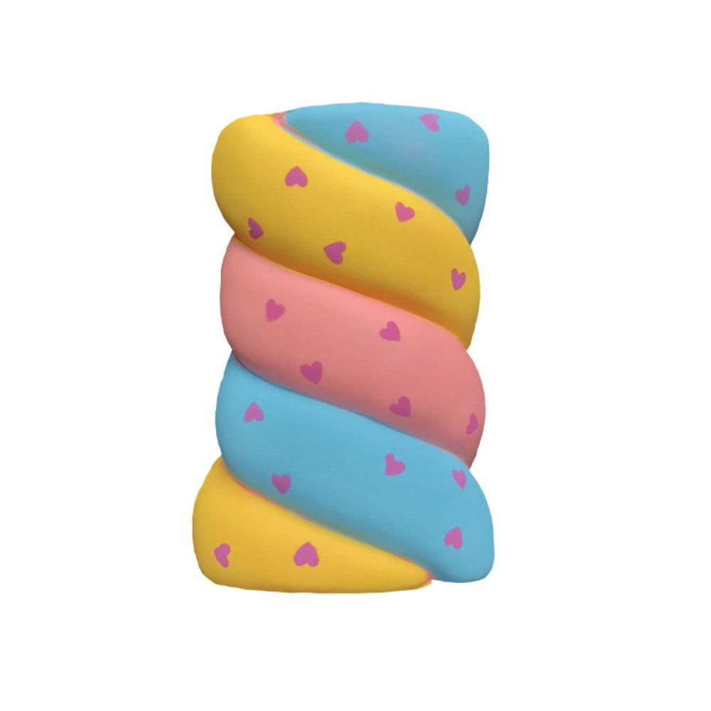 Cotton Candy Bread Squeeze Toy Soft Mochi Squish Foam Toy New Fidget Squeeze Toy  For Stress Relief