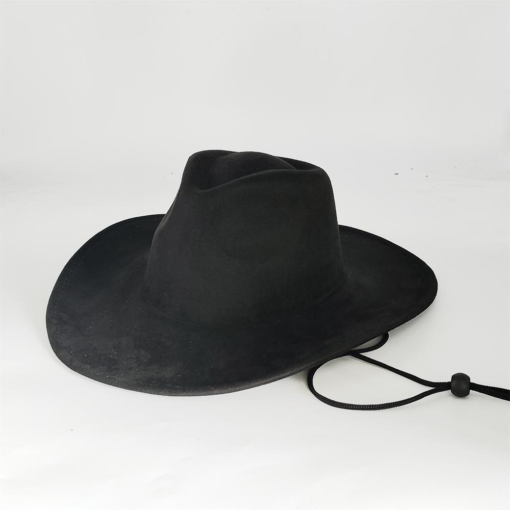 Suede Western Cowboy Hat Western Cowboy Men and Women Retro Party Stage Party Cowboy Hat Outdoor Knight Hat Sombrero Hombre