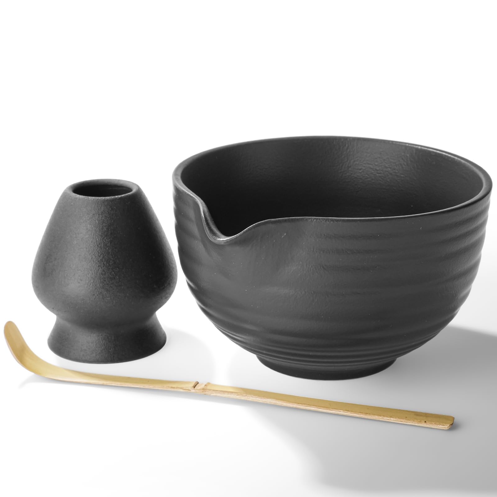 Matcha bowl set tea ceremony matcha utensil tea whisk tea (spouted type), set, set, bowl, stand, scoop.
