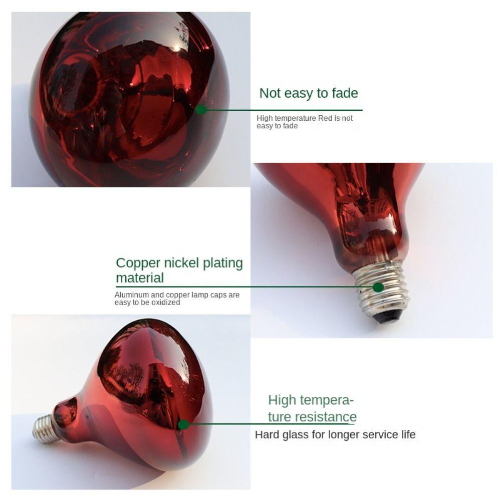 1pc GB Infrared Heating Therapy Lamp Bulb 275W Infrared Light Bulb Physiotherapy Bulb  Body Care