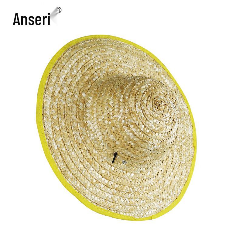 Outdoor Wide-Brim Sun Protection Straw Hat