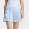 Fila Logo Solid Color Breathable Loose Pleated Tennis Sports Woven Casual Skirt Women Skirts Misty-Blue A11W323303FLB