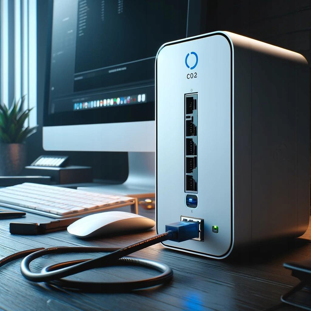 co2 Usb-C Ethernet Adapter Lan Gigabit Rj45 Network Card 2500 Mb