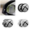 2pcs Suction Cup Type Blind Spots Mirrors 2inch Round Glass Convex Mirror Side Rear View Mirror for Car SUV Automotive