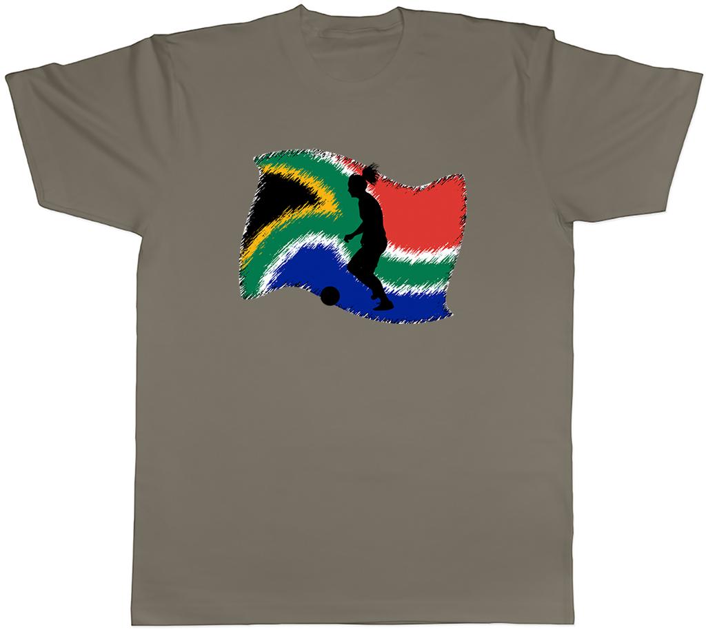 South Africa Flag Womens Football Mens Unisex TShirt Tee