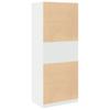 Vidaxl Wardrobe, White, 80X50X200 Cm, Wood-Based Material