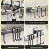 Miling No-Drill Kitchen Utensil Rack