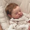 BZDOLL Cloth Body Vinyl Limbs 50CM 3D-Paint With Visible Veins Reborn Baby Sleeping Doll Toy For Girl Lifelike Collectable Doll Handmade Birthday Gift