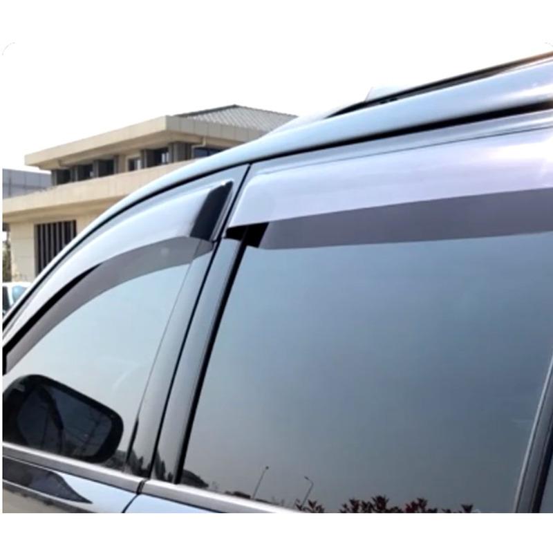 For Mitsubishi Pajero Sport    + Window Visor Sun Shade Rain Guard Deflector Cover Auto Exterior Accessories