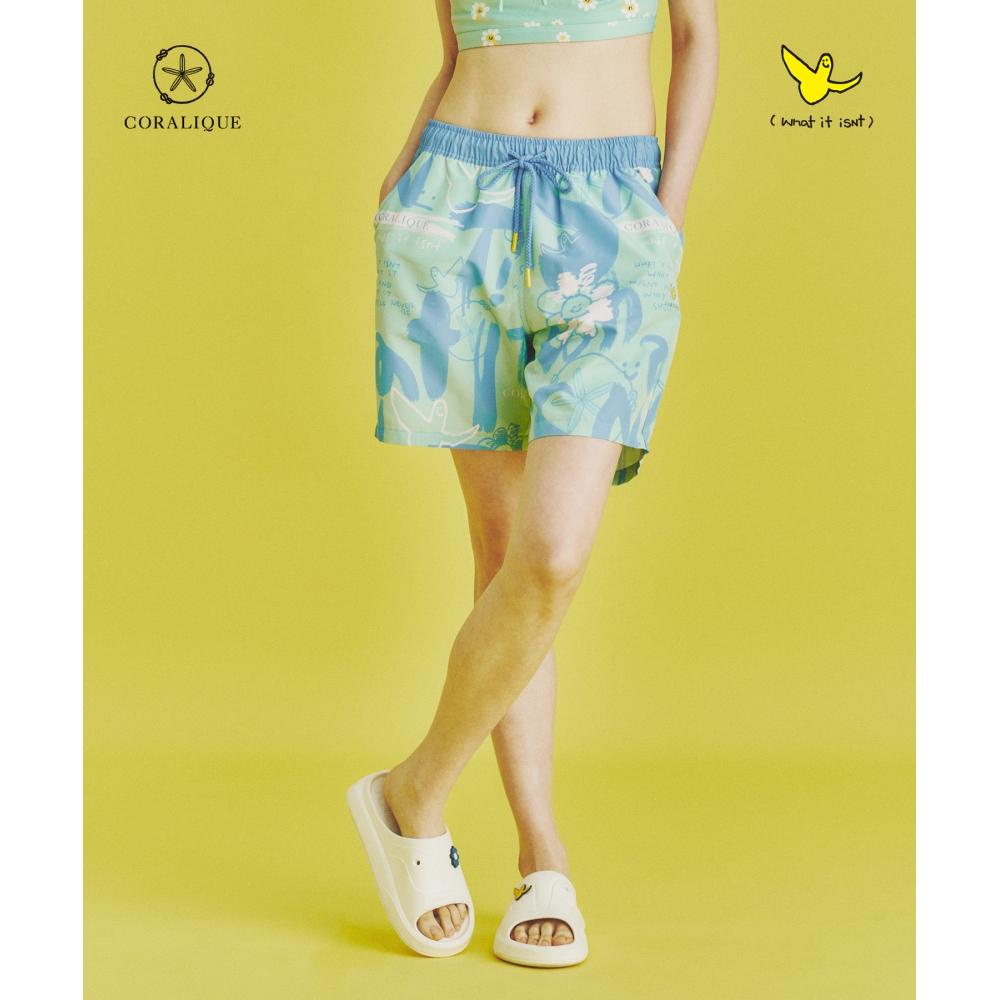 

WHATITISNT CW Collaboration Graphic Part 4 Beach Trunk Blue