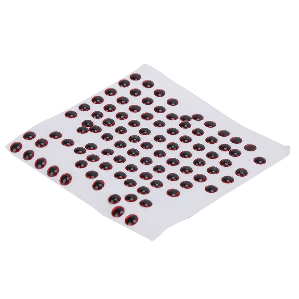 100 Pcs Fishing Lure Eyes 3D Simulation Fisheye Sticker for Fly Tying Lures Crafts DIY Materials