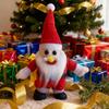 Electric Animated Santa Hat Christmas Tree Toy with Walking Shaking Functions Festive