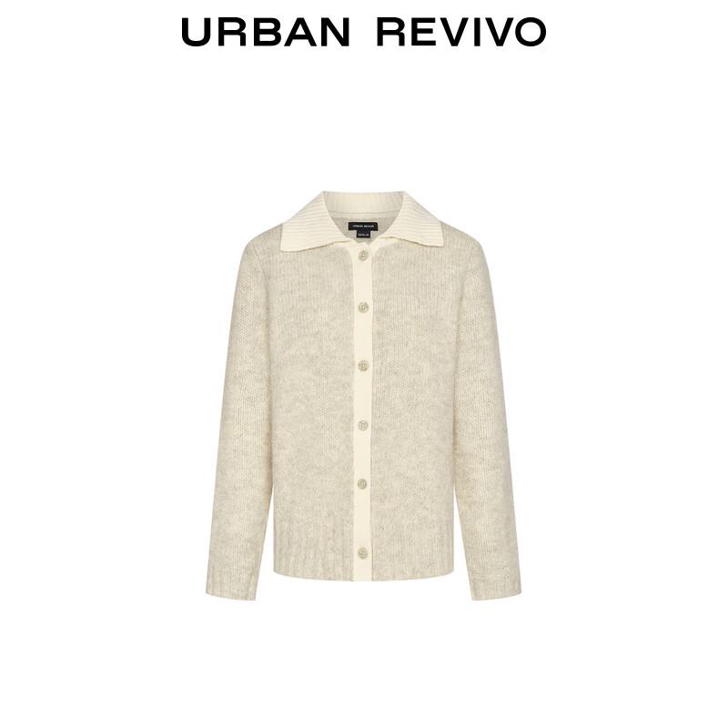 UR Women's Polo Collar Button-Knit Cardigan