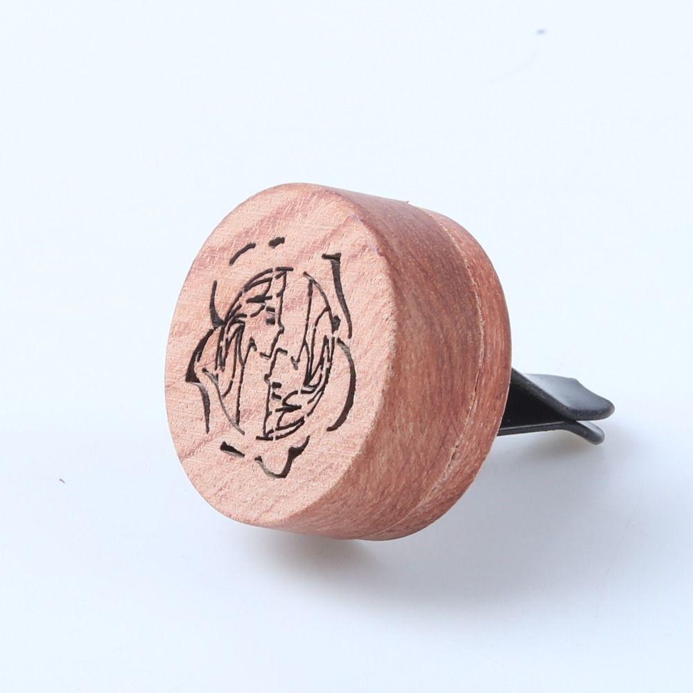 Carved Wooden Car Diffuser Wooden Car Air Freshener Car Perfume Clip  Car Air Freshener