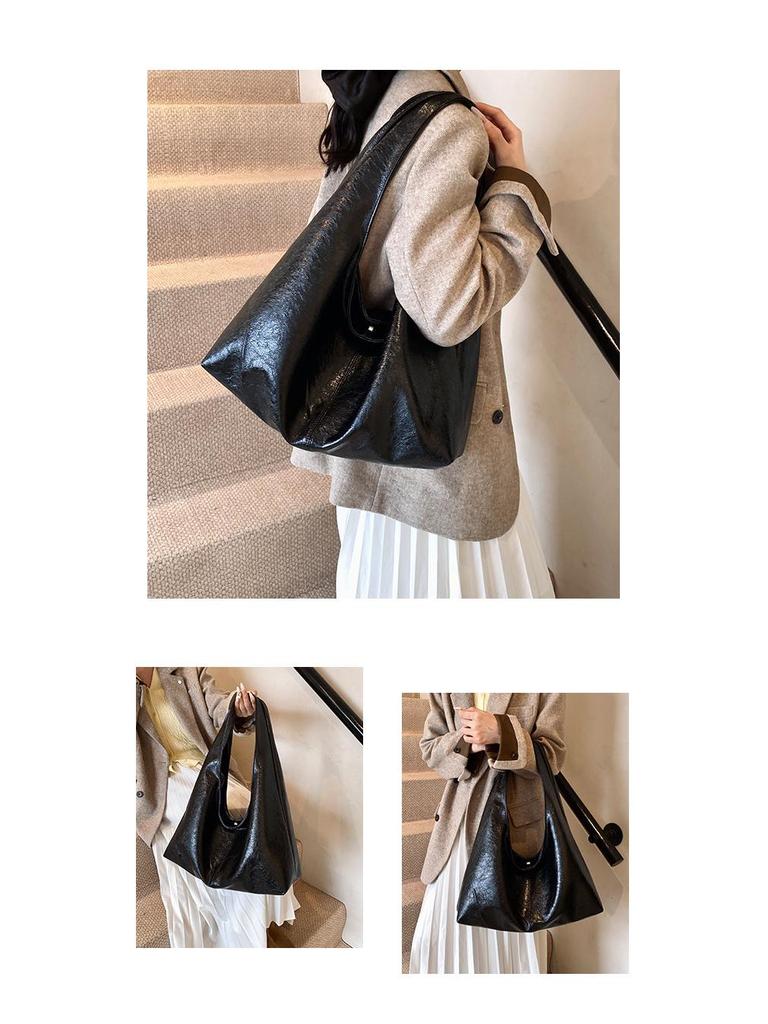 2024 Women's Soft Leather Large Capacity Tote & Shoulder Bag – Stylish, Versatile, High-End Design for Everyday Use