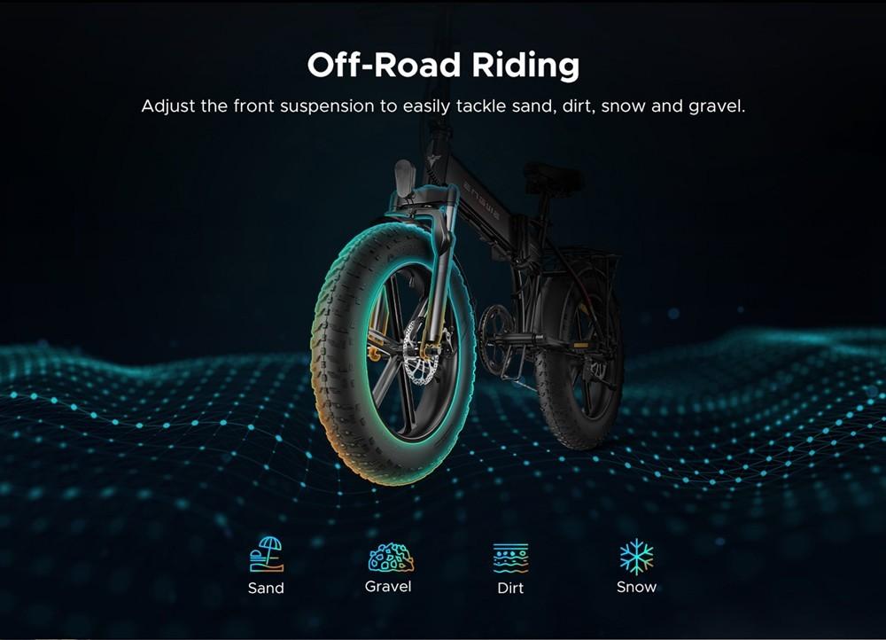 Cheap Engwe EP-2 Pro 2022 Version 750W Motor Folding Fat Tire Electric