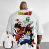 Dragon Ball Trendy Horké Položky Anime Potisk Bavlna Tričko 2026 Pánské a Dámské Nové Letní Street Hip Hop Volný Ležérní Vrchní Díl