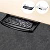 Adjustable Under Desk Keyboard Tray Heavy Duty Slide Rail Retractable Keyboard Rack  Workspace