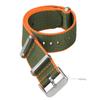 Fashion Watchband Stripe Replacement Men Women Nylon Watch Band with Silver Pin Buckle 20mm 22mm Strap for Rolex Band for Omega